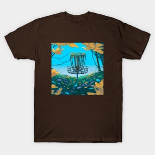 Disc Golf in the Autumn Leaves T-Shirt